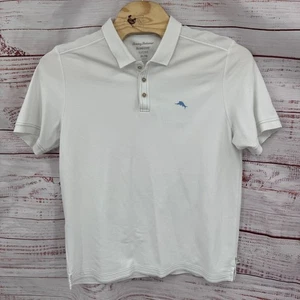 Camisa Polo Tommy Bahama Para Hombre Talla XL IslandZone Supima Pima Mezcla de Algodón Blanca - Imagen 1 de 10