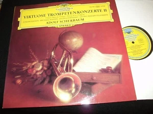 ADOLF SCHERBAUM<>VIRTUOSO MUSIC FOR TRUMPET<>Lp Vinyl~Ge. Pressing~DGG 136 483 - Picture 1 of 2