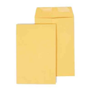 MyOfficeInnovations Gummed Kraft Catalog Envelopes 9" x 6" Brown 500/Box - Picture 1 of 3