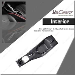DRY CARBON Center Console Base Panel Replacement For 17-20 Ferrari 812 Superfast - Picture 1 of 24