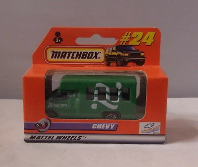 MJ7 火柴盒 - 1999 ROW 1-75 - MB24 雪佛兰 - 绿色 — 第 1/3 张图片