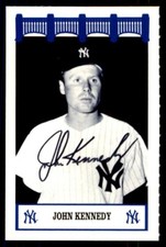 1992 WIZ - STARS OF THE 60S - JOHN KENNEDY NEW YORK YANKEES
