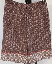 Forever 21 culottes split skirt gauchos pockets NWOT Blue Terracotta Red Medium