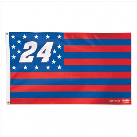 Chase Elliott Stars and Stripes #24 FLAG 3' X 5' NASCAR Cover
