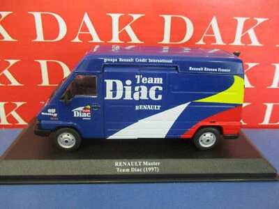 Die cast 1/43 Modellino Furgone Renault Master Assistenza Rally Team Diac 1997 - Immagine 1 di 4