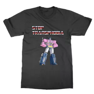 Camiseta Stop Transphobia divertida nerd top camiseta regalo derechos trans - Imagen 1 de 1