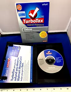 Turbo Tax Deluxe 2010 Federal & State Return Software for Windows & Mac - Picture 1 of 10