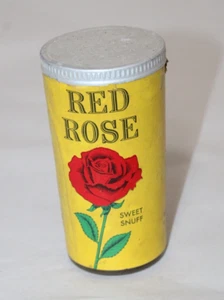 ROTE ROSE SCHNUPFTABAKFLASCHE GLAS LEER .. - Bild 1 von 9