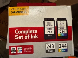 Genuine Canon PG-243 CL-244 Ink Cartridges for MG2522 4520 3320 3322 Printer-NEW - Afbeelding 1 van 1