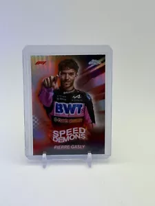 2024 Topps Chrome Formula 1 - Speed Demons Pierre Gasly #SD-10 - Picture 1 of 2