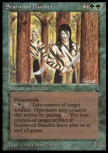 Scarwood Bandits X (1) The Dark MTG Ex/NM (RG) 4RCards - Picture 1 of 1