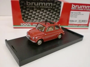 BRUMM 1/43 - FIAT NUOVA 500 1959 TETTO APRIBILE APERTA - R 364-1 - Foto 1 di 2