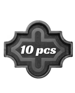 Molde de plástico 10 piezas para hermosas piedras adoquines de concreto para patio jardín T13 - Imagen 1 de 4