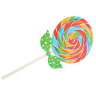 Wooden Felt Party Props Child Fake Candy Carnival Swirl Lollipops