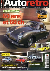 AUTO RETRO n°414 12/2016 PORSCHE 356A ALPINE GTA "USA" ALFA 1750 GTV FULVIA HF - Picture 1 of 1
