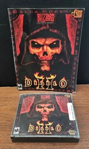 Diablo 2 II PC Game 2000 w/ Booklet Blizzard Windows Macintosh 3 Disc Version - Picture 1 of 10