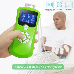 TENS Unit Muscle Stimulator Pulse Massager Pain Relief Massager Machine Device - Picture 1 of 11