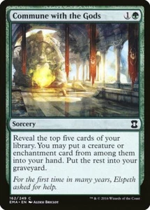 4 Commune with the Gods 4x x4 - NM - Eternal Masters - SPARROW MAGIC - Picture 1 of 1