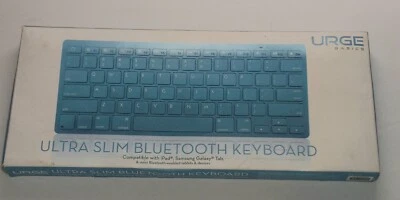 URGE Basics Ultra Slim Bluetooth Keyboard UG0823 NIB IPad Samsung Galaxy  - Image 1 of 4