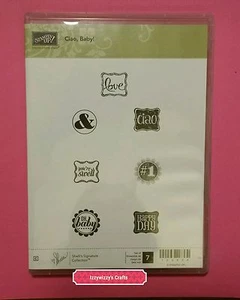 Stampin Up CIAO, BEBÉ círculo rizado etiqueta amor happy day hinchazón pegamento Usado en Excelente Condición (1601) - Imagen 1 de 2