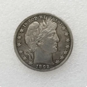 1892-S Barber Half Dollar 50c High Grade - Picture 1 of 2