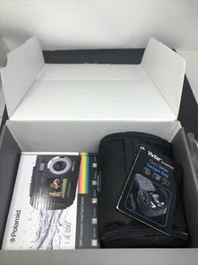 POLAROID CAMERA IE 090 18MP UNDERWATER DIGITAL CAMERA W/ TRIPOD & VIVITAR BAG - Picture 1 of 2