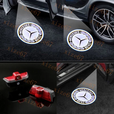 No-Fading LED Door Lights Puddle Courtesy Projector For Mercedes C-Class W204 - Image 1 of 4