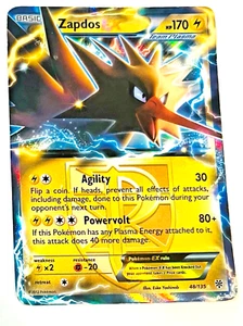 Pokémon ZapdoEX Black and White Plasma 48/135 Holo Rare EX (LP) with free sleeve - Picture 1 of 4
