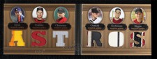 2007 Triple Threads Double Combo Relics Sepia /27 Nolan Ryan Andy Pettitte HOF