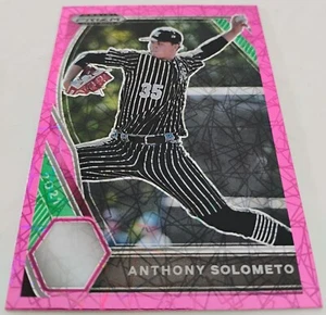 2021 Prizm Draft Picks, PINK PDP37 ANTHONY SOLOMETO, Altoona, Pittsburgh Pirates - Picture 1 of 2