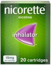 Nicorette Inhalator 15mg 20 Cartridges