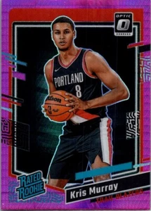 2023-24 Panini Donruss Optic Pink Hyper Prizm Rated Rookie #213 Kris Murray (RC) - Picture 1 of 2