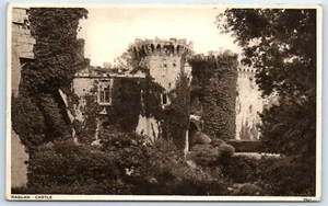 Postcard Raglan Castle Monmouthshire Wales posted 1944 - Picture 1 of 2