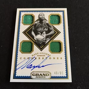 2016-17 Grand Reserve Mark Aguire Cornerstones Quad GU Jersey Auto #49/99 - Picture 1 of 2