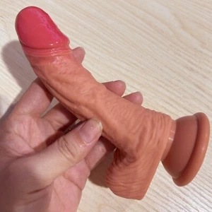 6 Inch Small Dildo Suction Cup Realistic Penis Dong G-spot Sex Toy for women USA - Picture 1 of 13