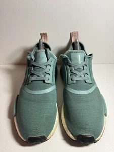 ADIDAS NMD R1 VAPOUR STEEL SCARPE DA GINNASTICA BLU COME NUOVE TAGLIA 8 UK - Foto 1 di 8