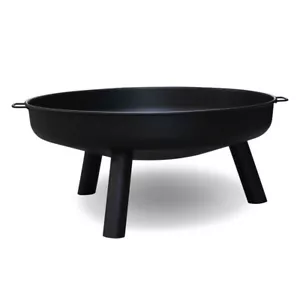 Feuerschale Metall Feuerkorb 80 cm rost Heizstrahler Klöpperboden Heizlüfter - Bild 1 von 8