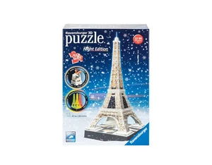 Ravensburger Eiffelturm Night 80541 Kinder Puzzle 3D Gebäude leuchtend 216 tlg. - Bild 1 von 1