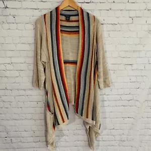 Torrid Womens Striped Open Front Cardigan Size 3 Multicolor - Picture 1 of 9