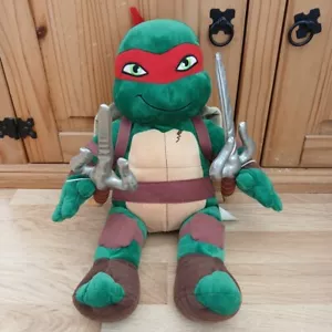 Build-A-Bear Teenage Mutant Ninja Turtle 'Raphael' Giocattolo Morbido 18" - Foto 1 di 8