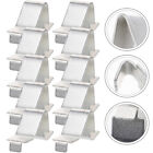  12 Pcs File Cabinet Support Clips Bookcase Shelf Shelving Clamps Cabinets
