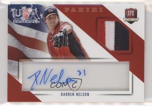 2015 Panini USA Baseball Prime /49 Darren Nelson #39 Auto