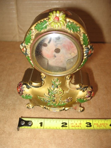 W.u.A.Schmid-Schlenker jr Clock Music Box Germany for Parts or Restoration Cover