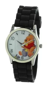 Ladies cute DISNEY Winnie the Pooh watch Black rubber band WTP106 - Picture 1 of 3