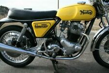 For NORTON COMMANDO ROADSTER 850 LOGO YELLOW PAINTED PETROL TANK WITH SIDE PANEL