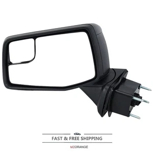 Textured Black Driver Side Mirror Heated For GMC Sierra 2019-2022 2023 Silverado - Picture 1 of 11