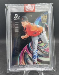 D.L. Hall 2023 Topps Archives Auto Top Prospects #TOP-89 1/1 SEALED - Bild 1 von 2