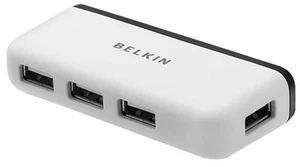 BELKIN - Hab USB 2.0 4 Port Mudah Alih Putih - Picture 1 of 1