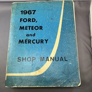 1967 Ford Meteor Mercury Shop Manual Car Repair Restore Vintage Garage Service - Picture 1 of 13