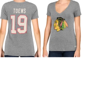 CCM NHL Chicago Blackhawks #19 Hockey Shirt New Womens Sizes - Picture 1 of 1